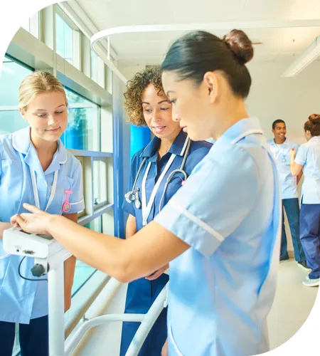 Nurses working togather