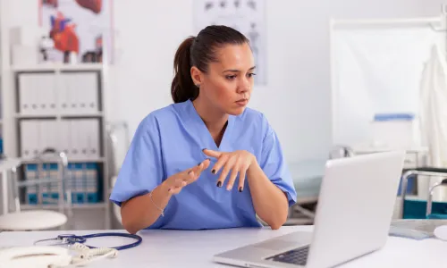 Nurse Taking Lecture
