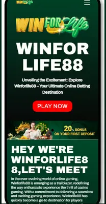 WinForLife88 Mobile Casino – Slots, Poker, and Live Games on the Go
