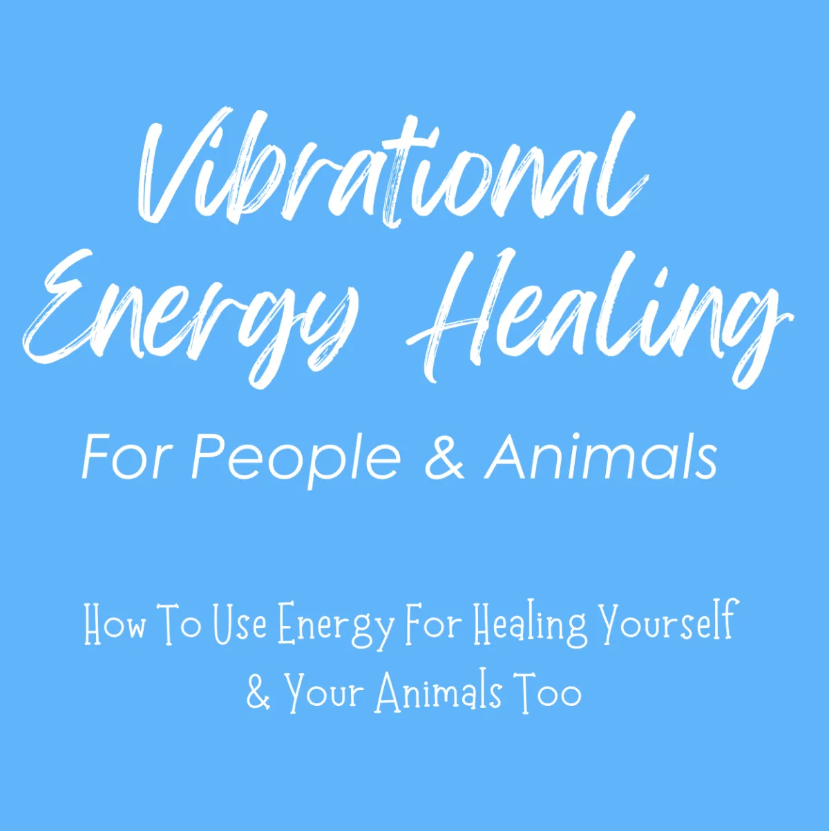 Vibrational Energy Healing course for people and animals – how to use energy for healing with Lori Spagna