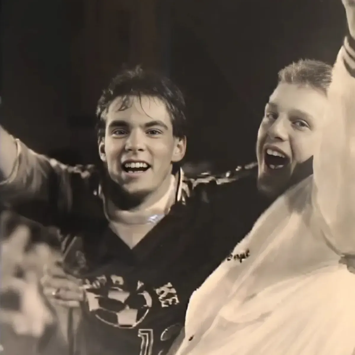 Image of Coach Dave Gleason in high school.
