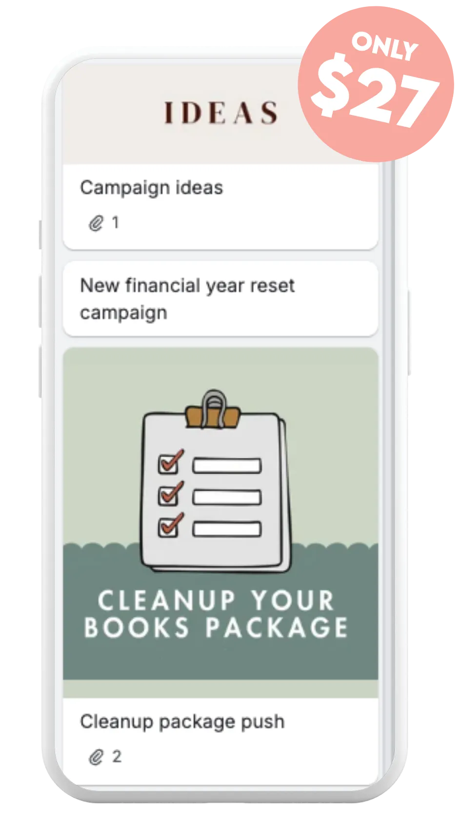 Mobile Dashboard View