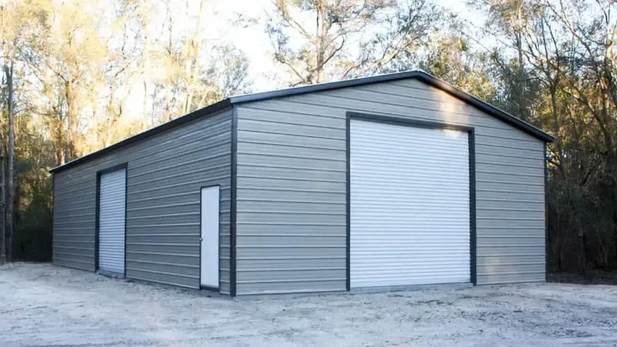 Modern agricultural metal barn by Tampa Bay Metal Building