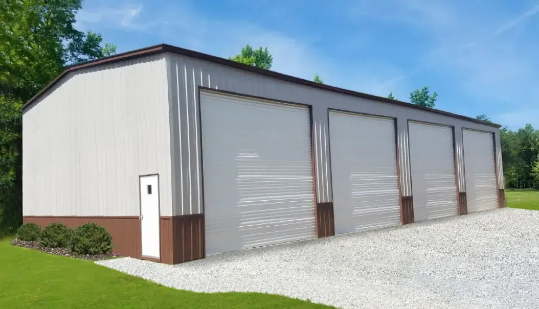 Spacious workshop metal building from Tampa Bay Metal Building