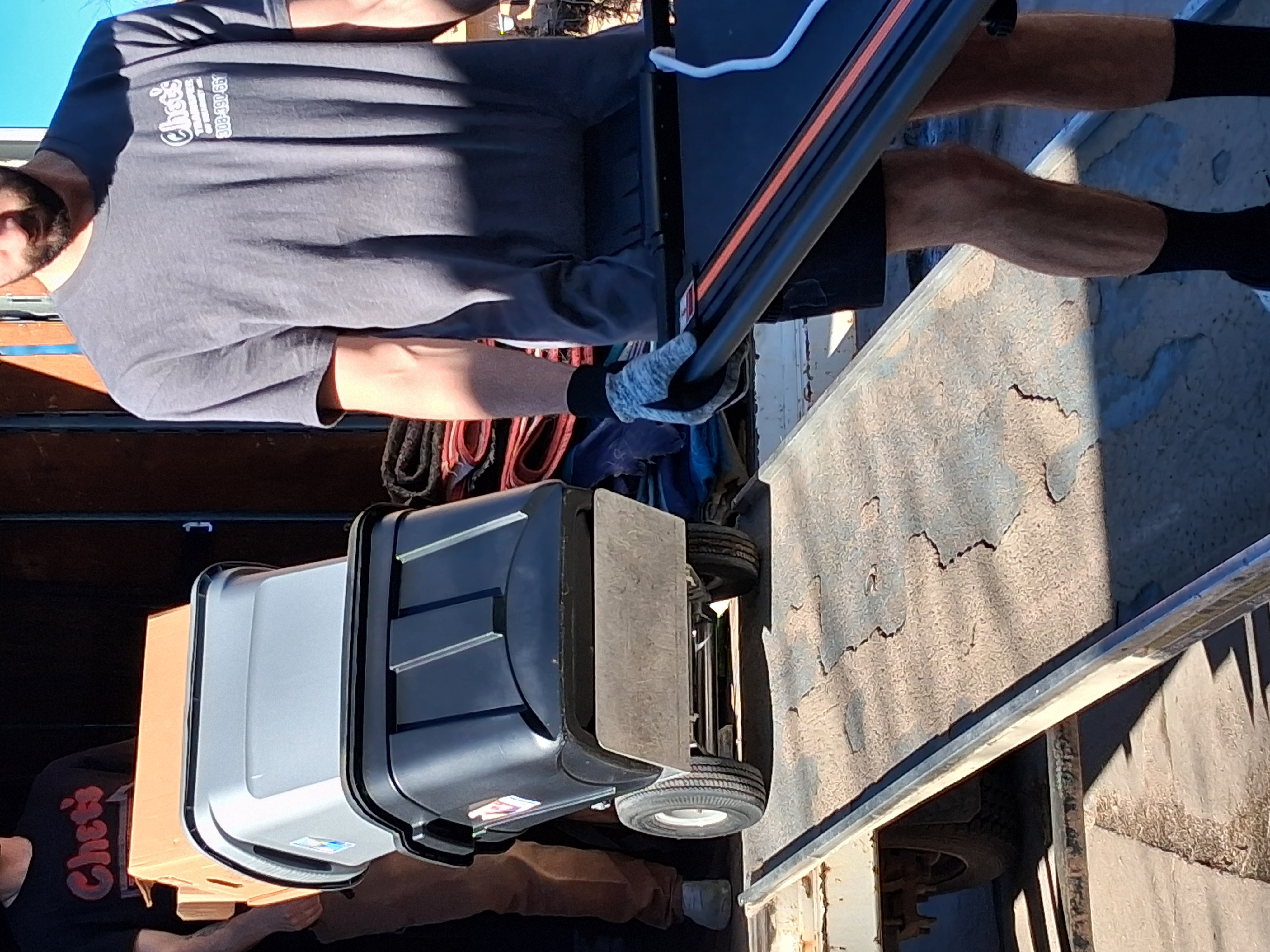 packaged items ready to be moved by Chet's Transfer of Kearney, Inc.