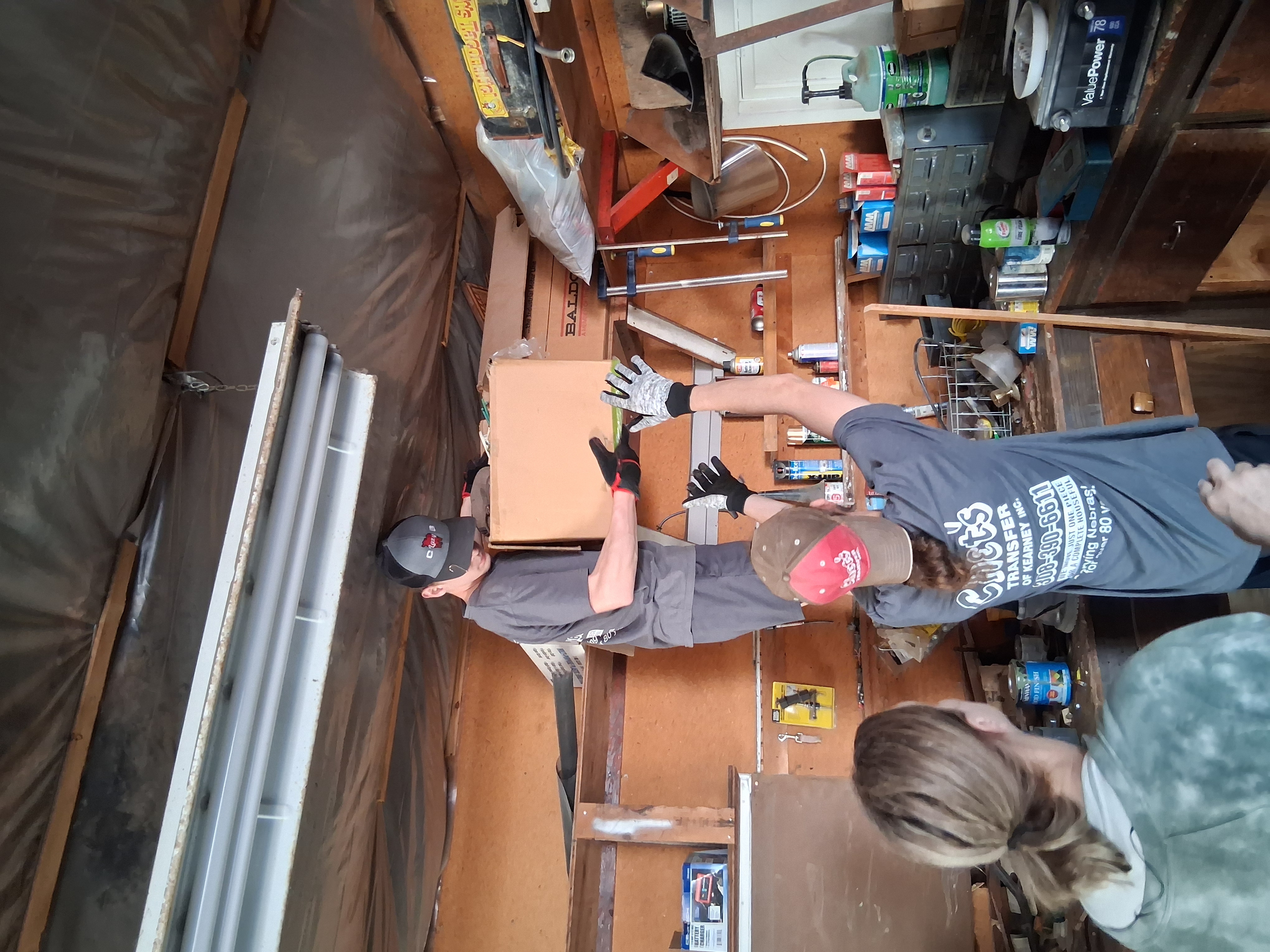 one of Chet's Transfer of Kearney, Inc.'s crew member operating a forklift