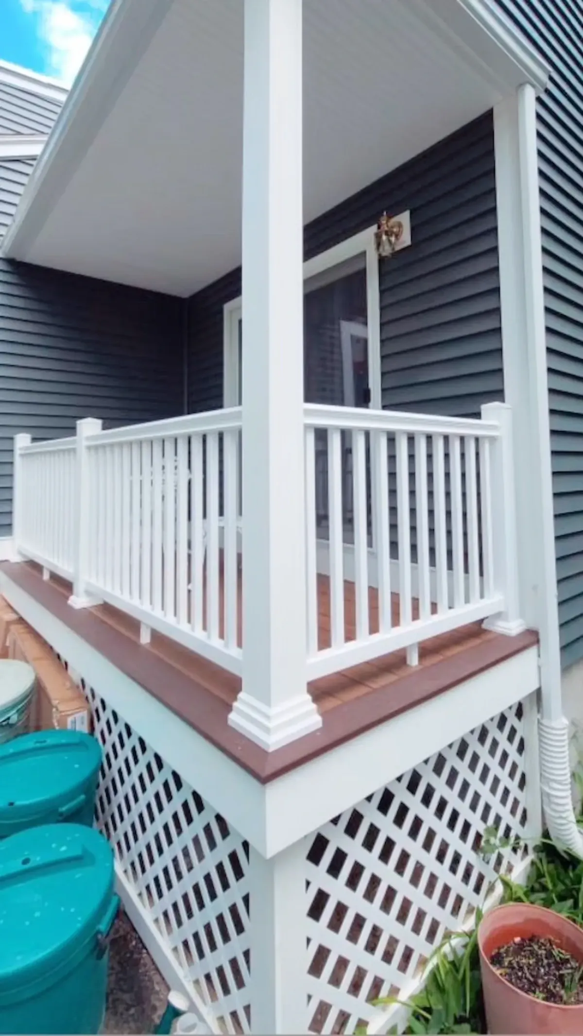 Screened porch addition providing a comfortable covered outdoor living space in Beverly, MA.