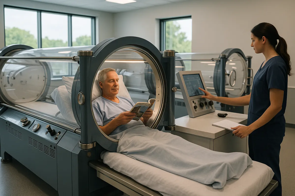 Patient in Lancaster having a neurofeedback therapy