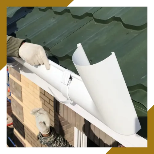 Leaking gutter repair service stopping water damage on a Murfreesboro home