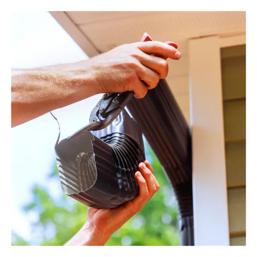 New gutter installation on a home in Murfreesboro, TN