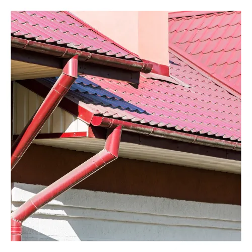 Home exterior with new gutter installation in Franklin, TN