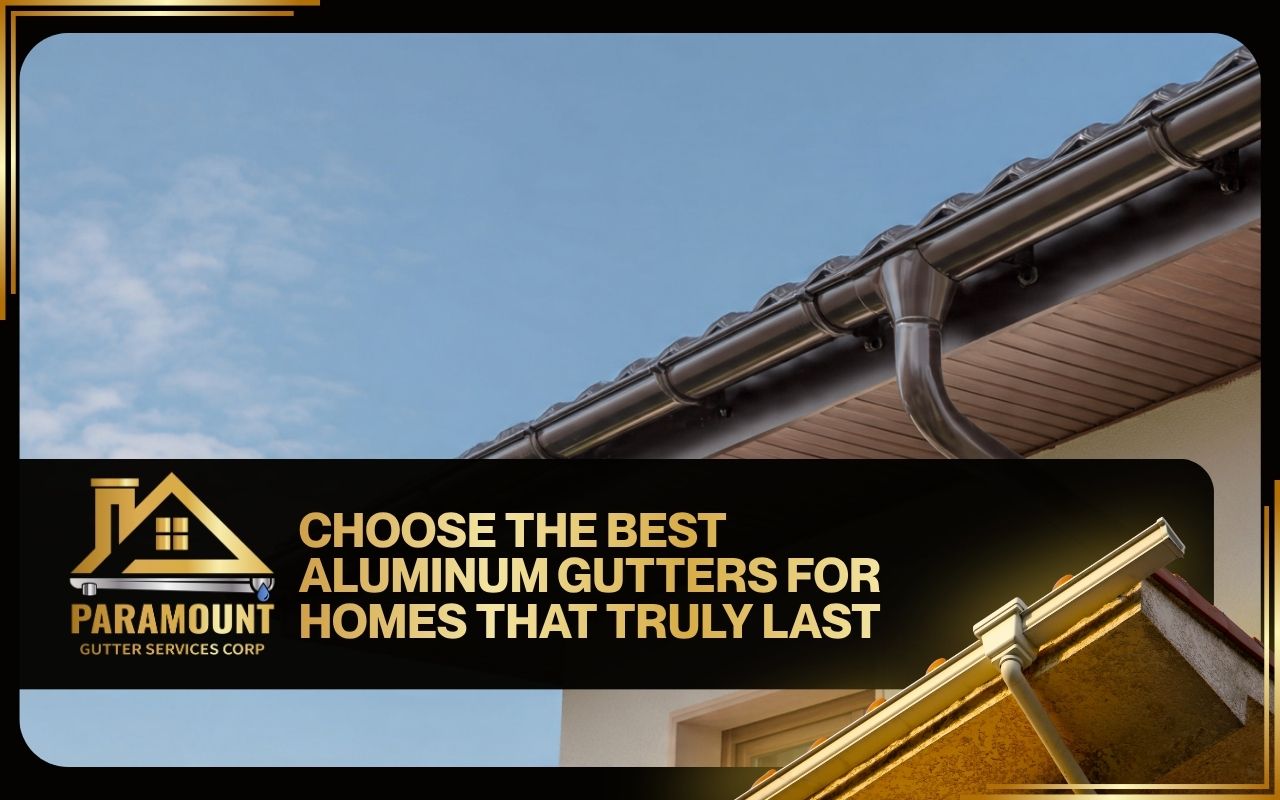 Choose the Best Aluminum Gutters for Homes That Truly Last