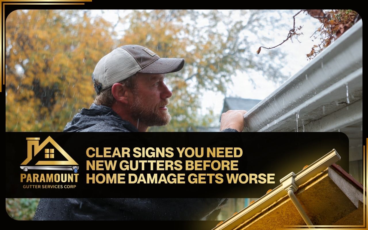 Clear signs you need new gutters before home damage gets worse