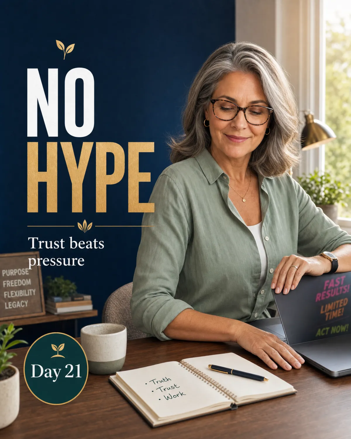 Day 21 No Hype - Clarity over confusion