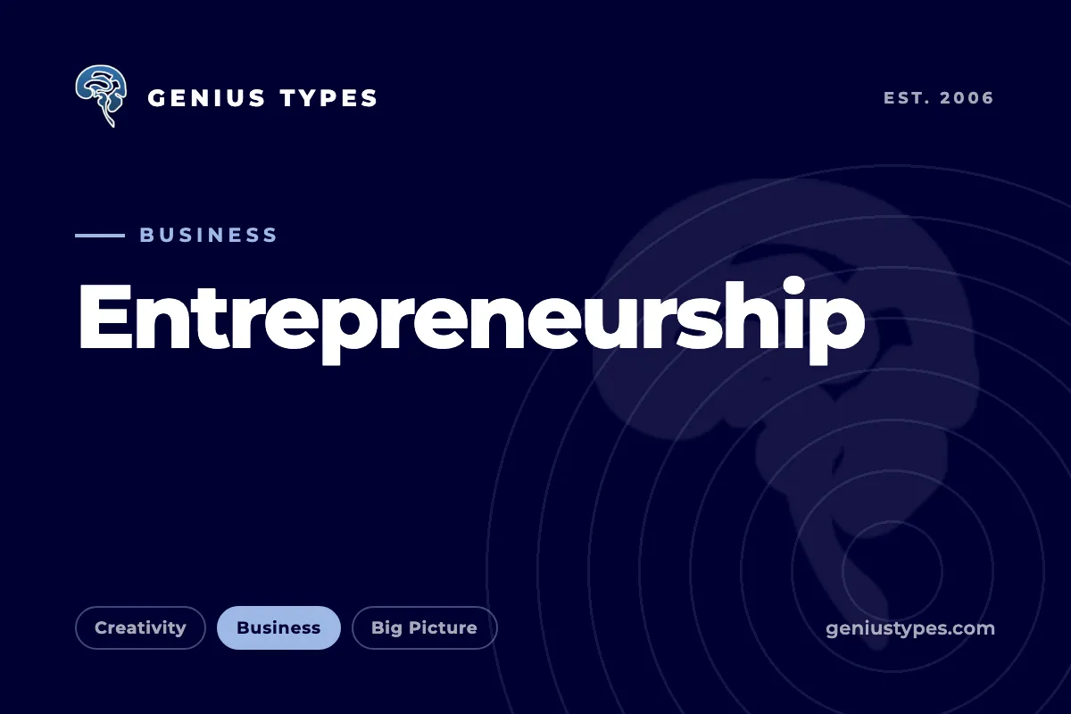 Genius Types: Entrepreneurship