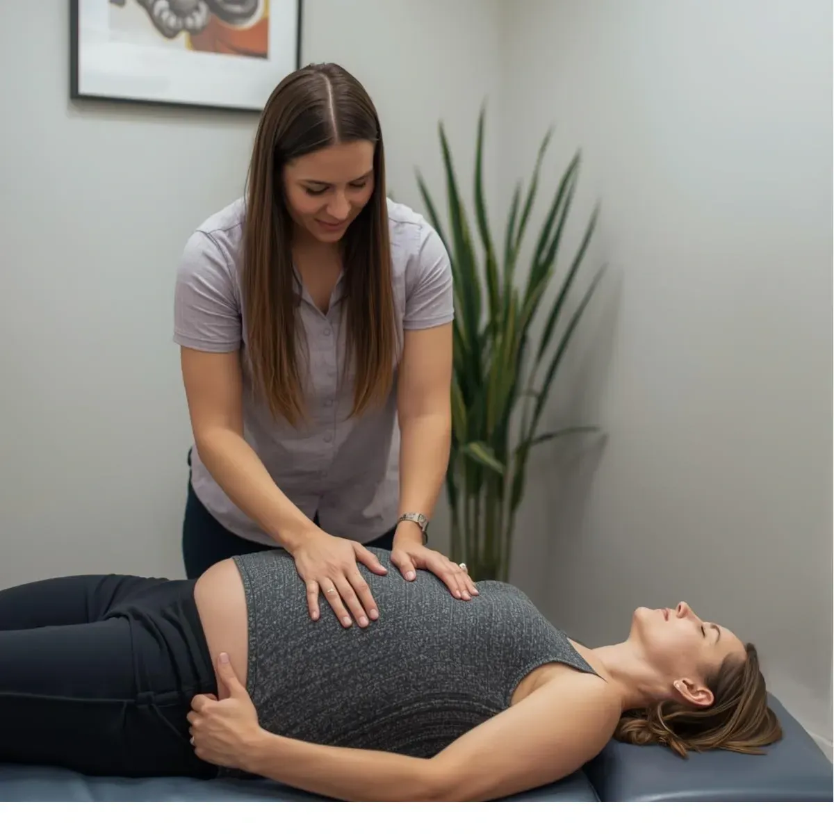 A man's back with water drops on it