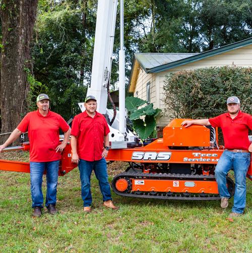 SAS Tree Service is a Fully Licensed and Insured, Family Owned Greater Gainesville Tree Service Company