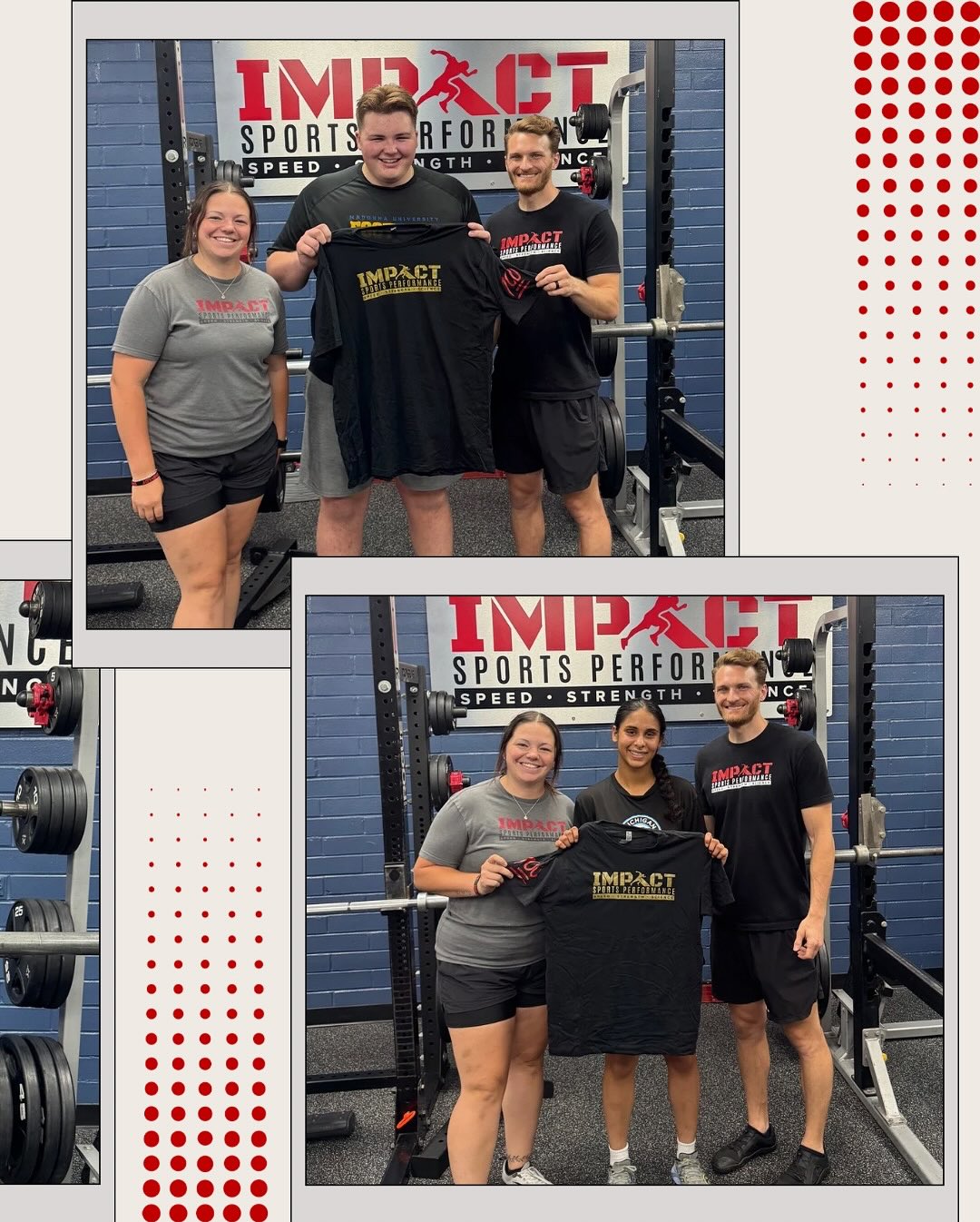Youth athletes training with coaches at Impact Sports Performance sports performance academy
