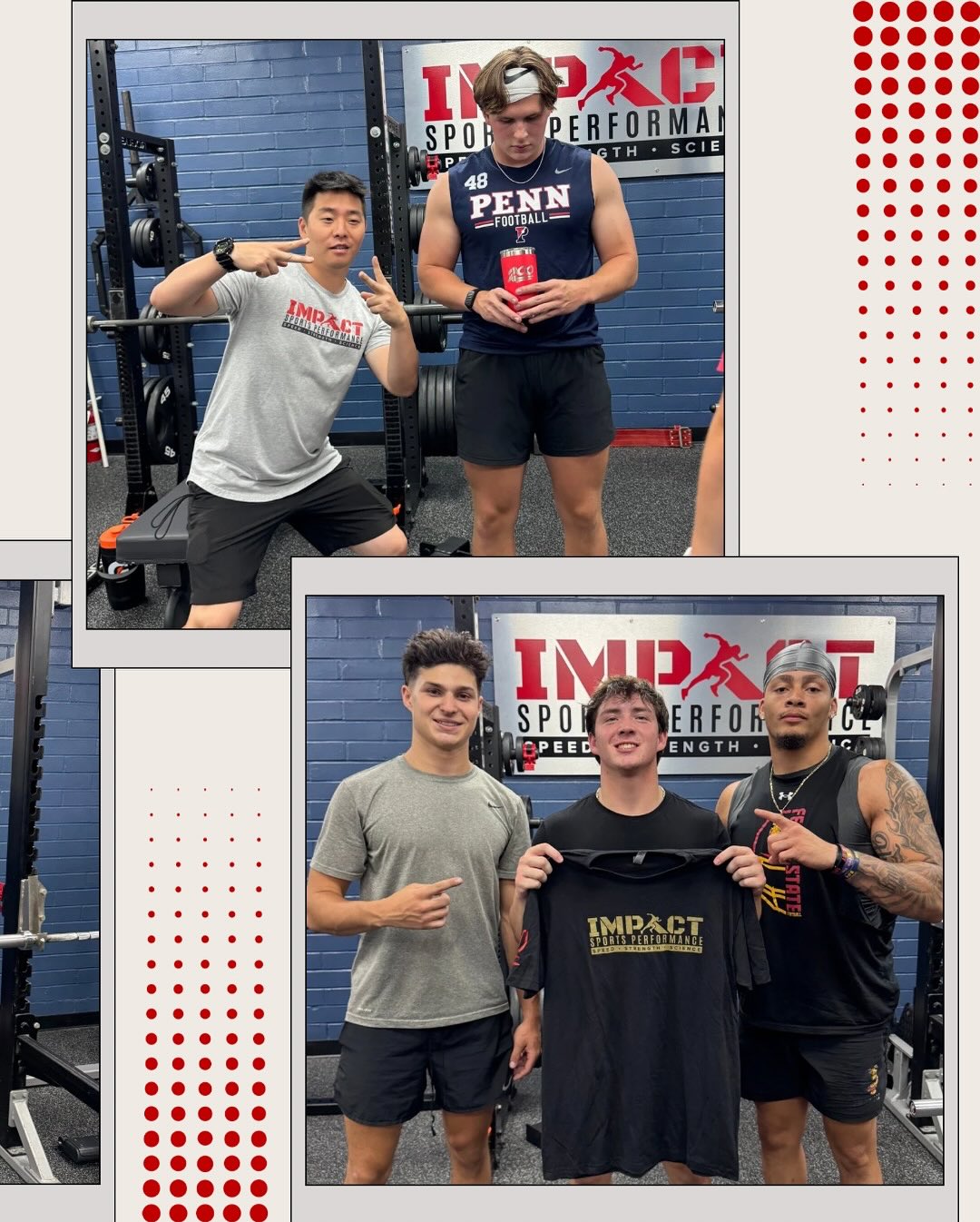 Coach-led youth athlete development session at Impact Sports Performance facility