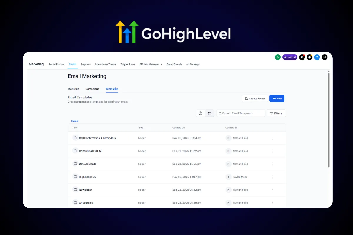 GoHighLevel email nurture sequence automation workflow builder