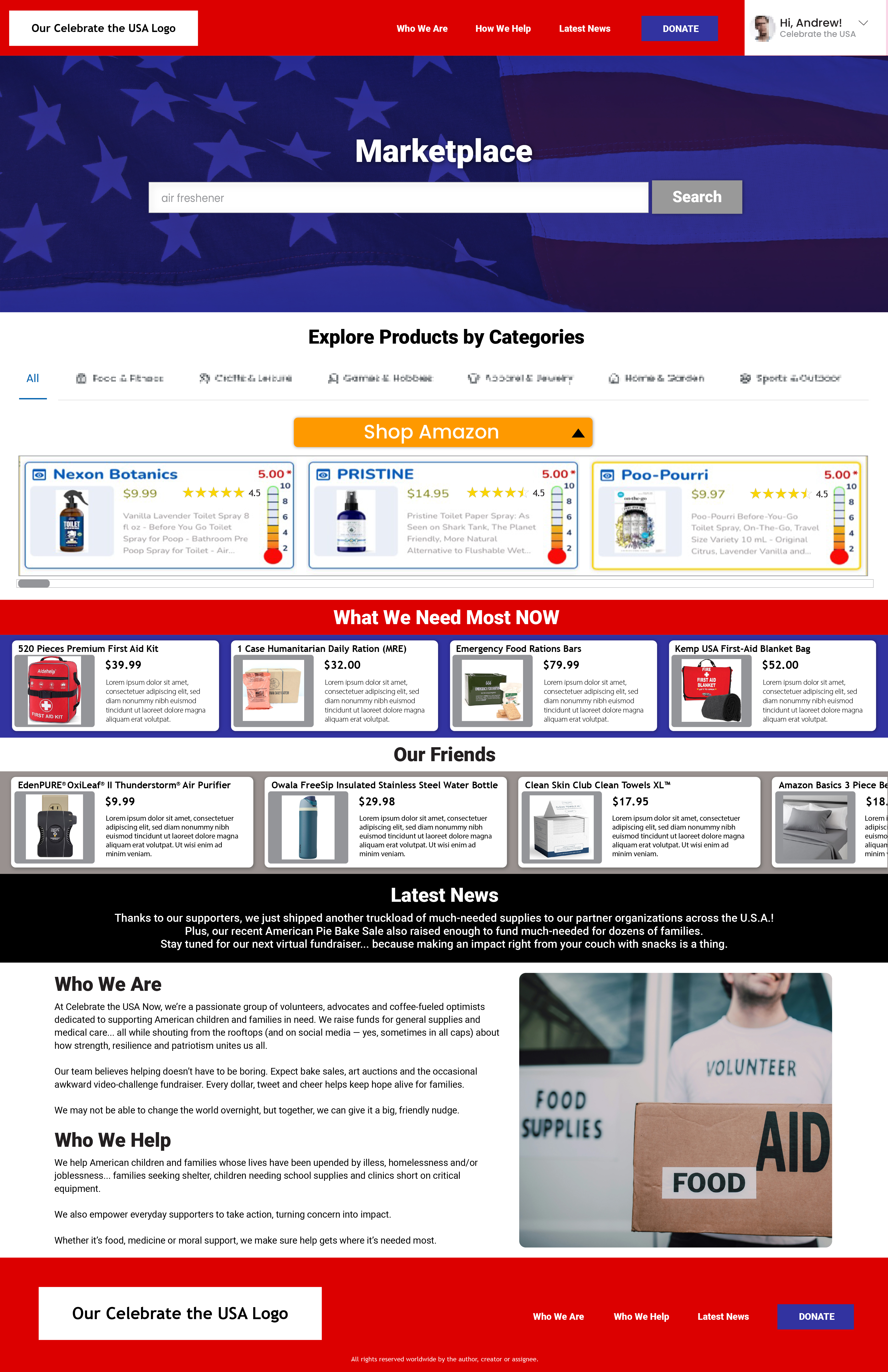 sample ValuesCart Marketplace page