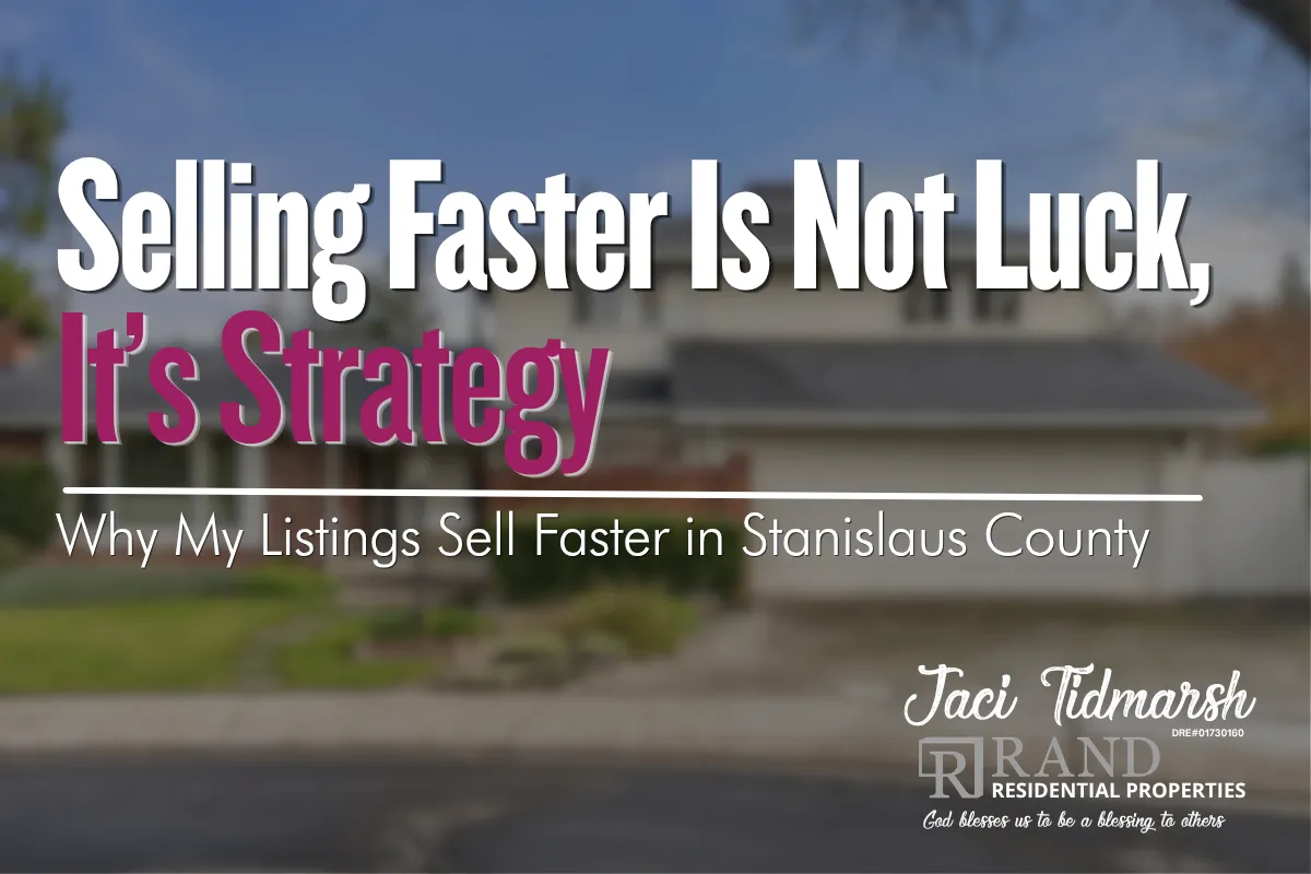 Selling Faster Is Not Luck, It’s Strategy