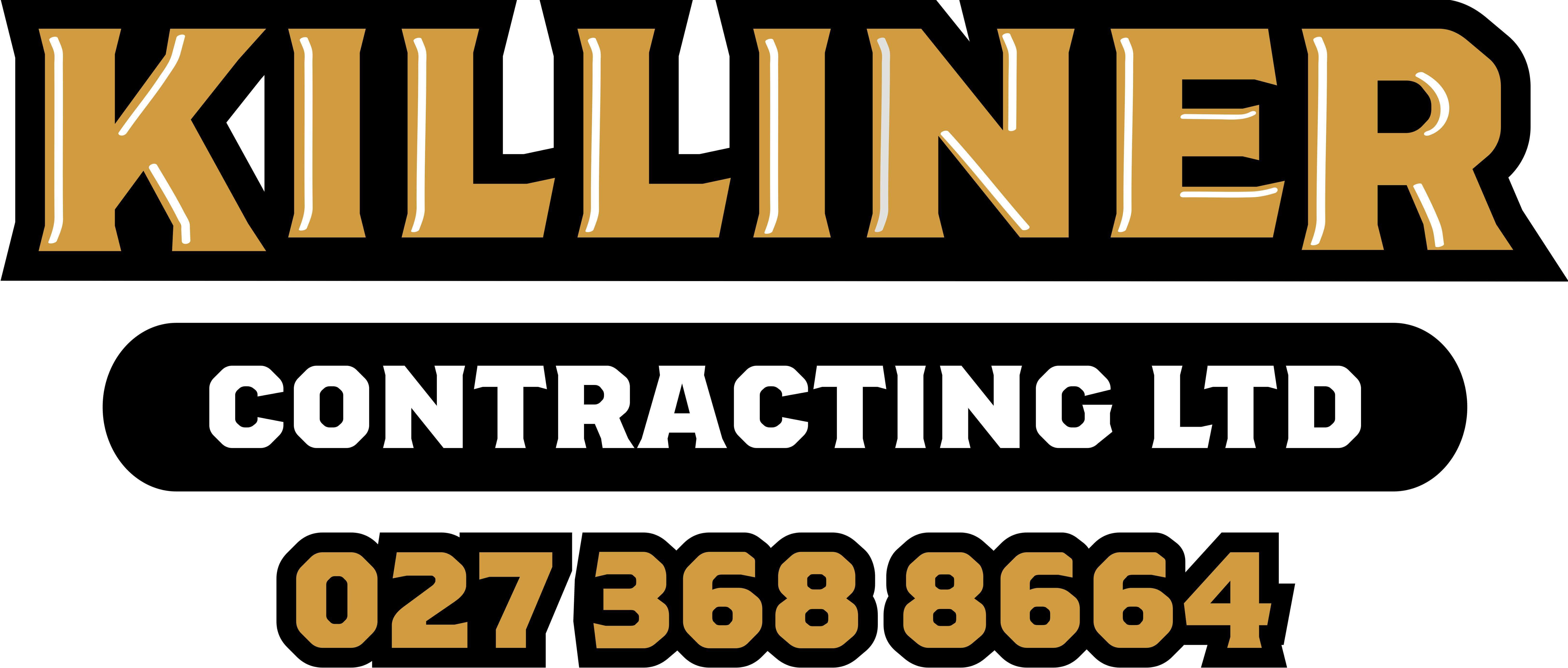 Killiner Contracting NZ Logo – Concrete Scabbling and Rural Contracting Foxton