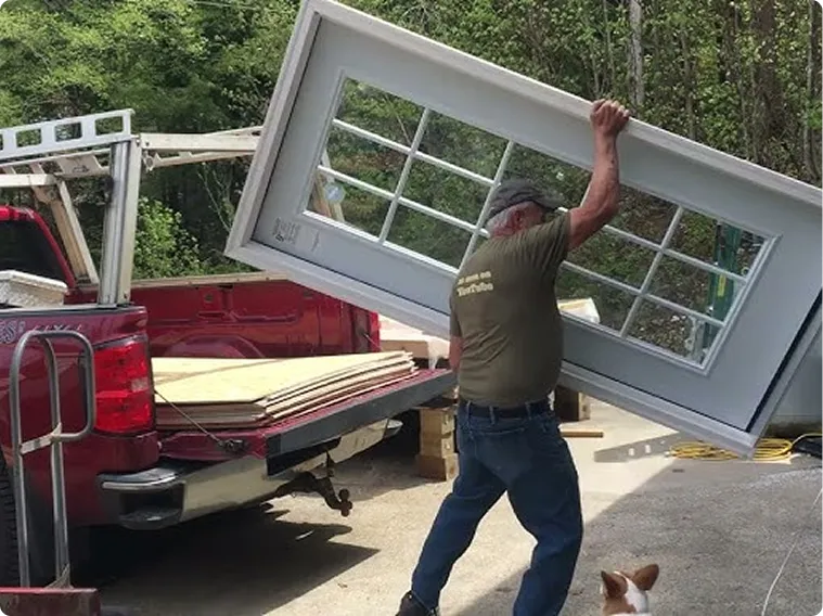 Professional window and door service vehicle providing expert installation throughout Delaware