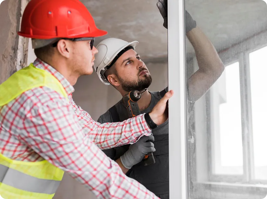 Professional home improvement consultation for Delaware homeowners discussing window and door options