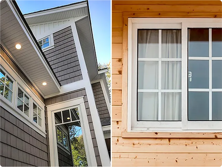 Window replacement material options including vinyl, wood, and fiberglass available for Delaware homes