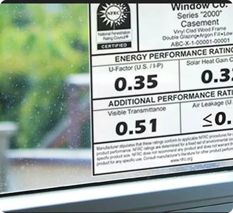 Energy Star window efficiency ratings and labels for Delaware homeowners choosing energy efficient windows