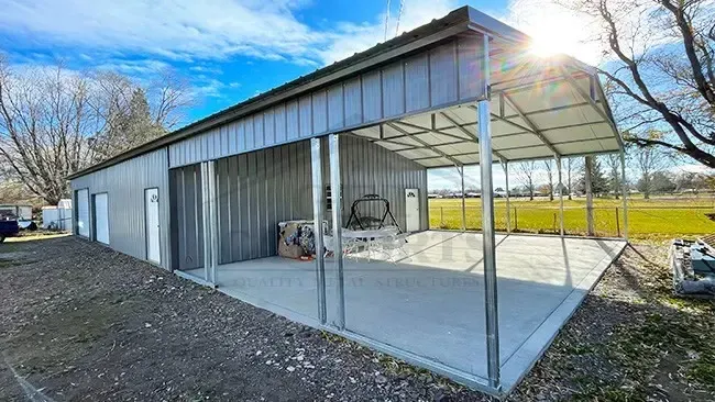 Modern agricultural metal barn by Concord Metal Building