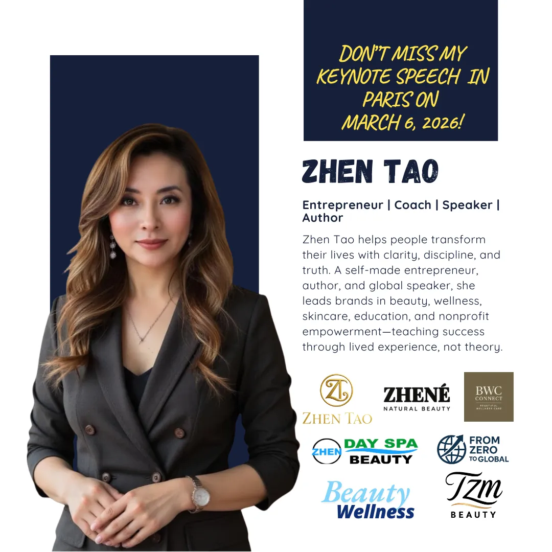 From Immigrant to International Keynote Speaker: Zhen Tao’s Story in Paris