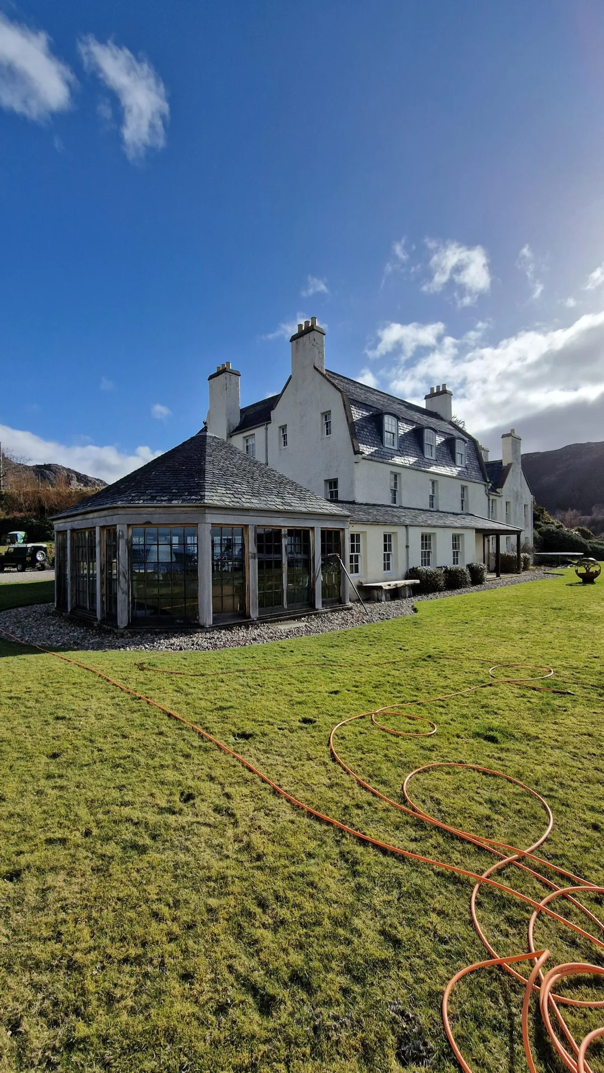 cleaning large houses and conservatory 
