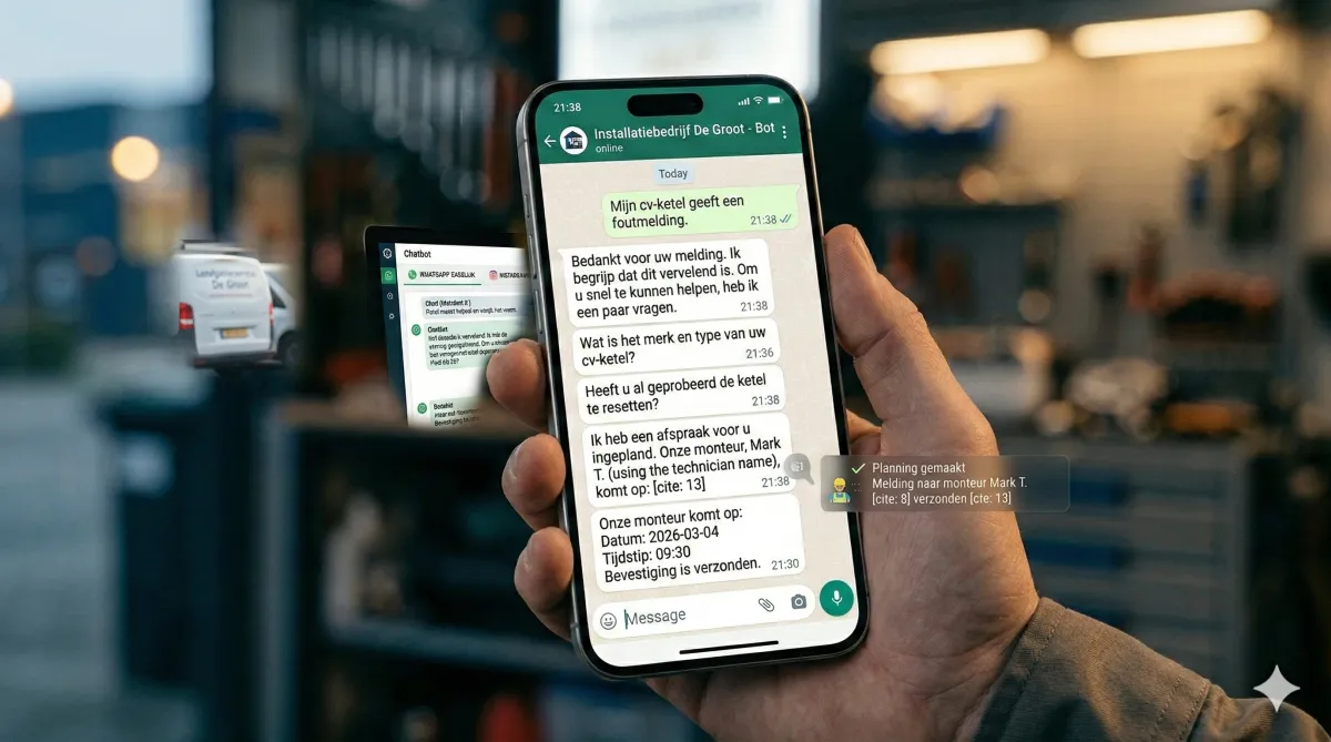 InstallatieBot praktijkvoorbeeld