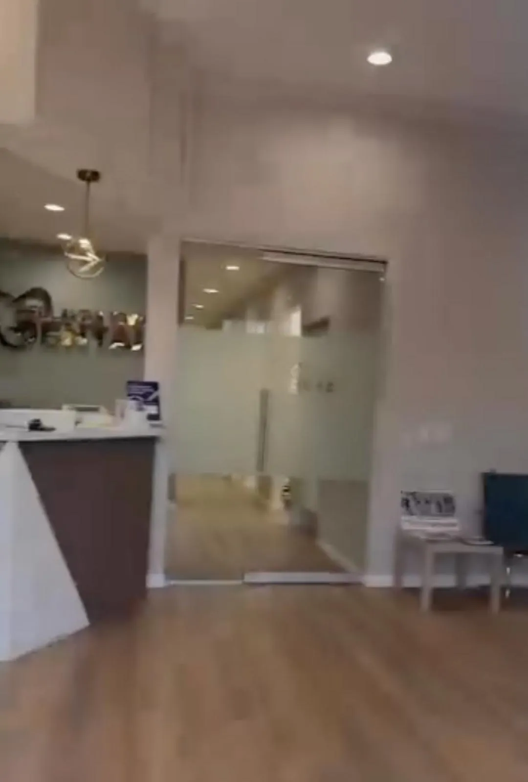 Waiting room with comfortable seating at Redlands Town Dental