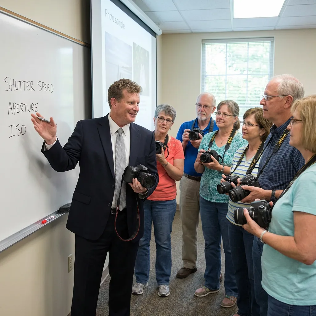 Joe Mitchell Teaching Photography 101 at Space Coast Camera