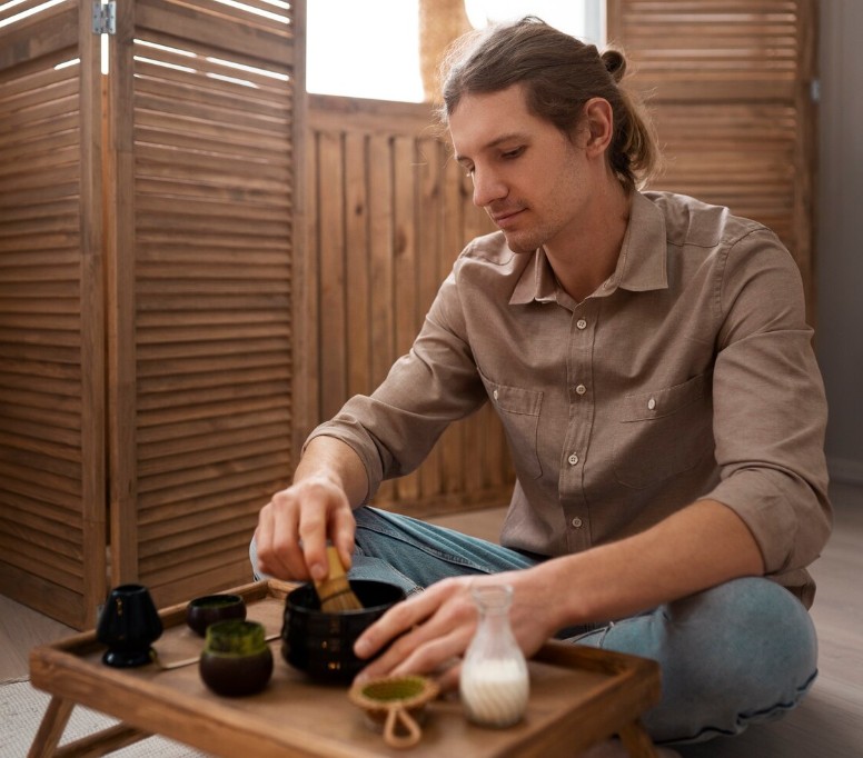 practitioner preparing chinese herbal medicine for time-tested support in woodbury mn.