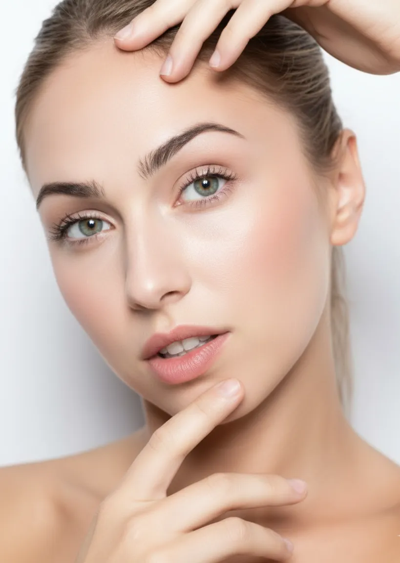 woman with glowing, clear skin after treatment at top facial acupuncture clinic in woodbury mn.