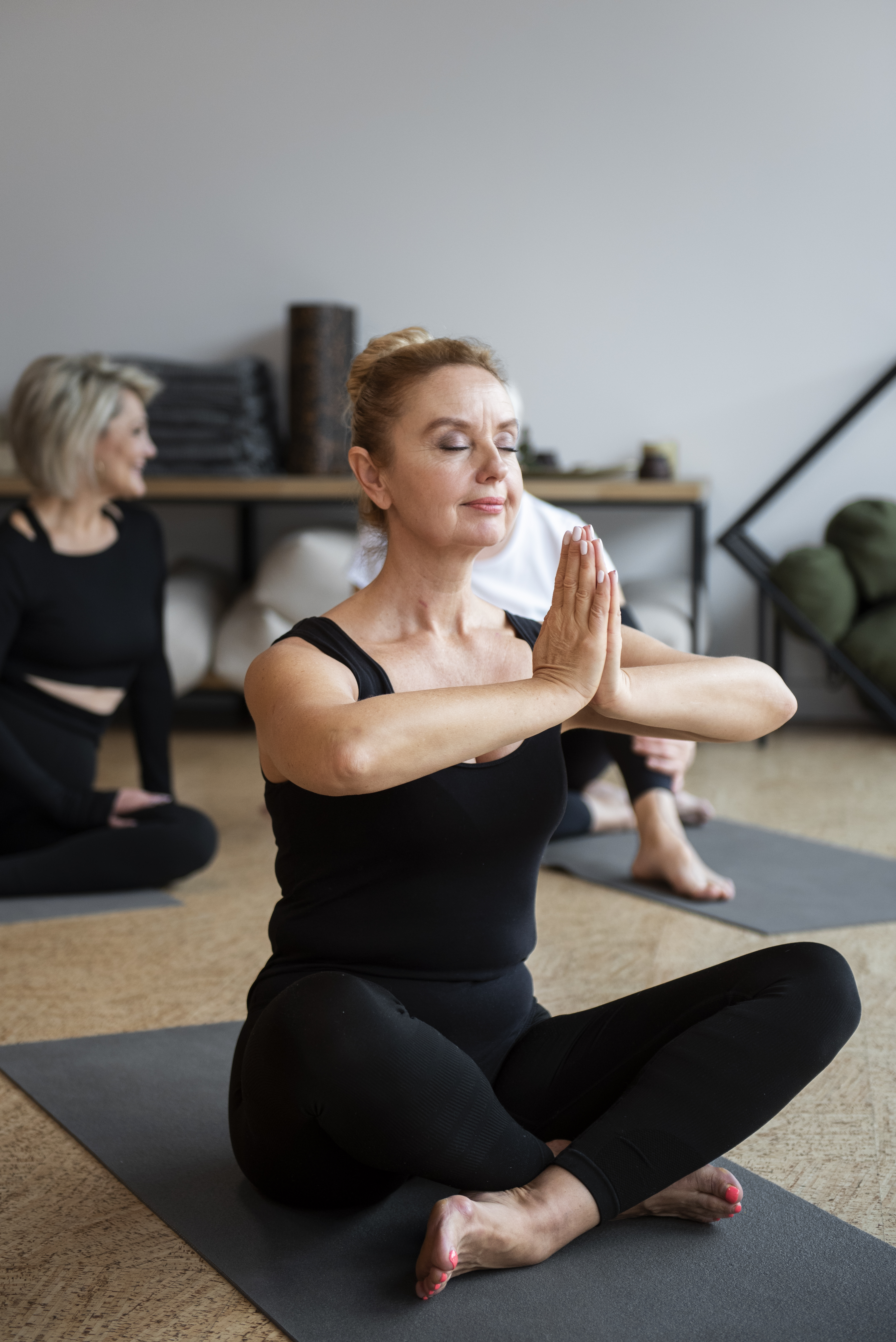 woman in yoga pose feeling flexible after a session at this chinese medicine clinic in woodbury mn.