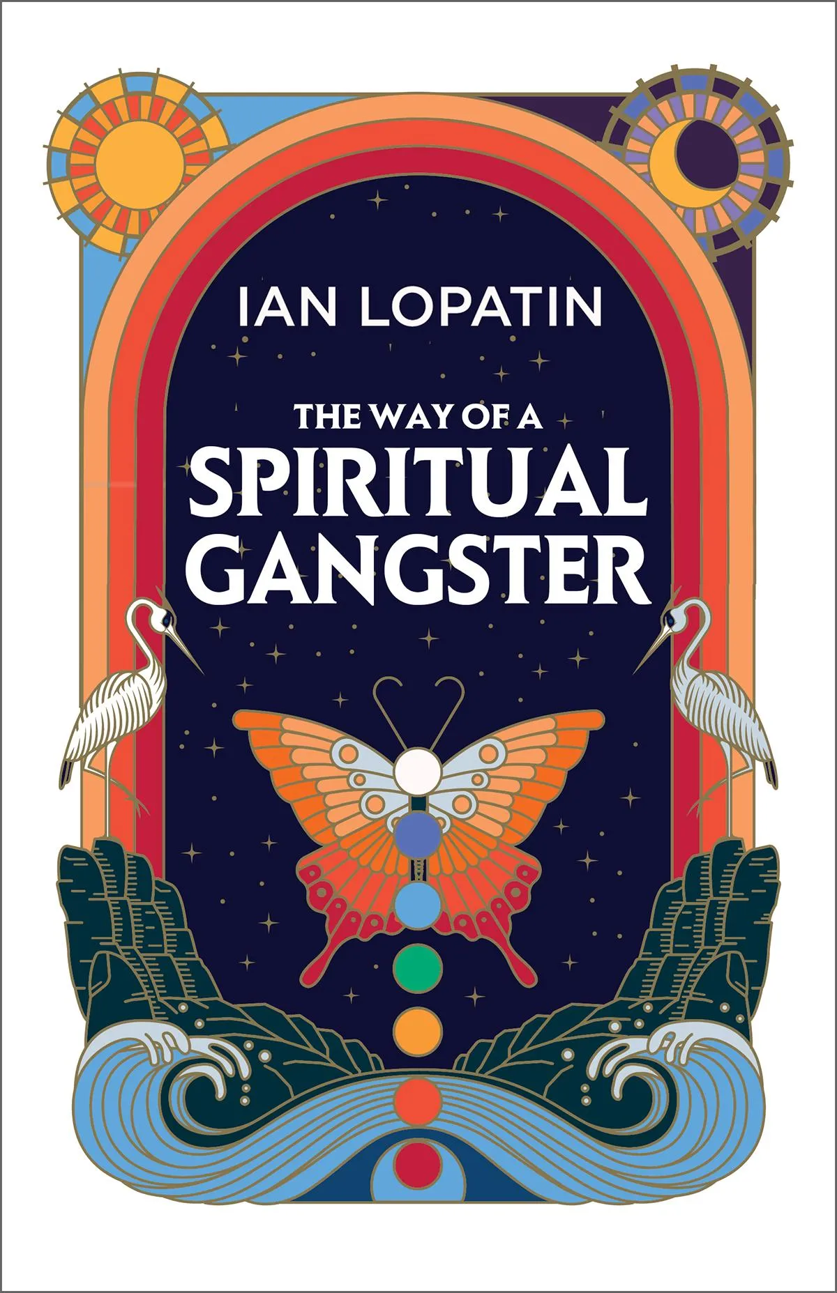 Spiritual Gangster wave and herons and butterly