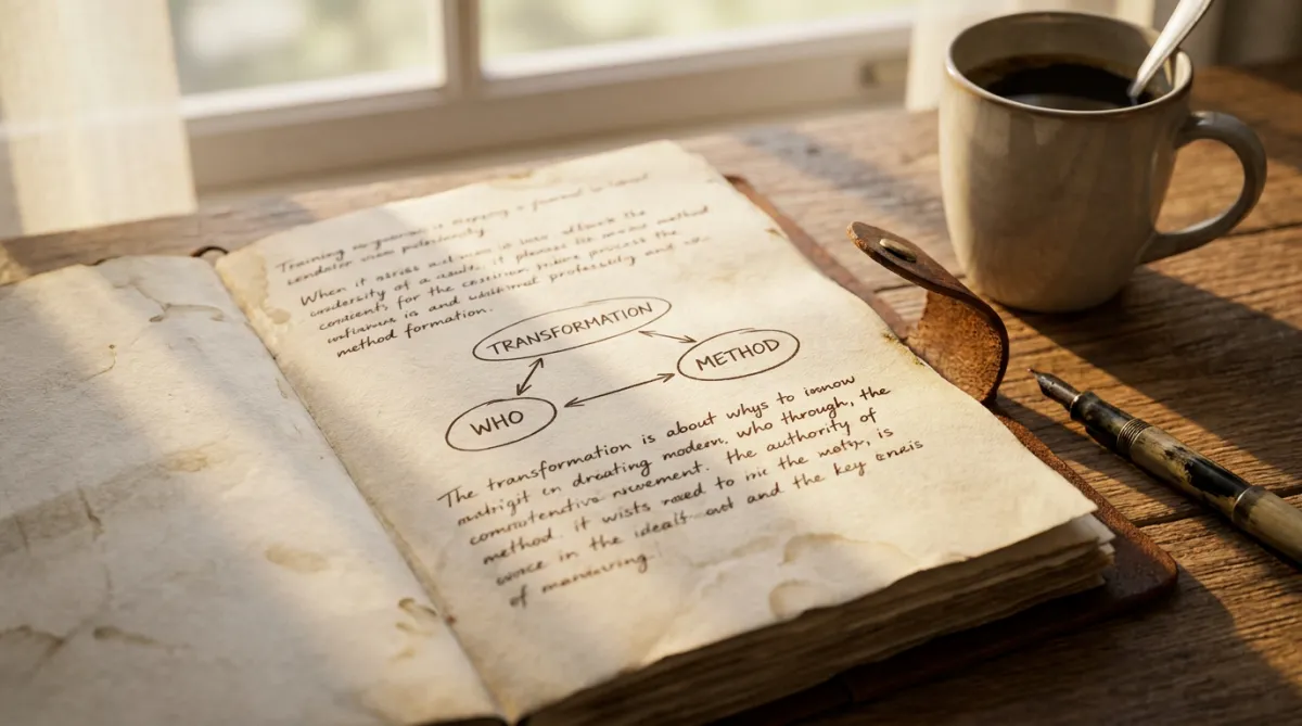 Open journal with "My Expertise" written at the top, personal, handwritten, real