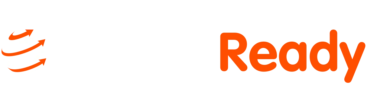 ChurchReady logo with forward-moving arrows