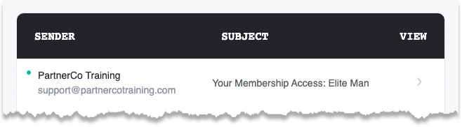 Email preview