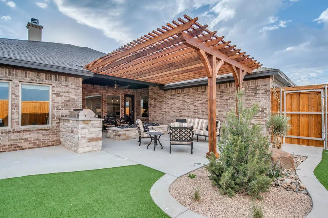 Lubbock Concrete builds and installs Patio.