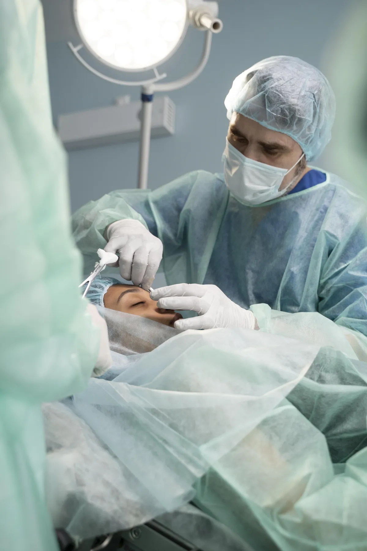 A massage room is clean and ready for a session.