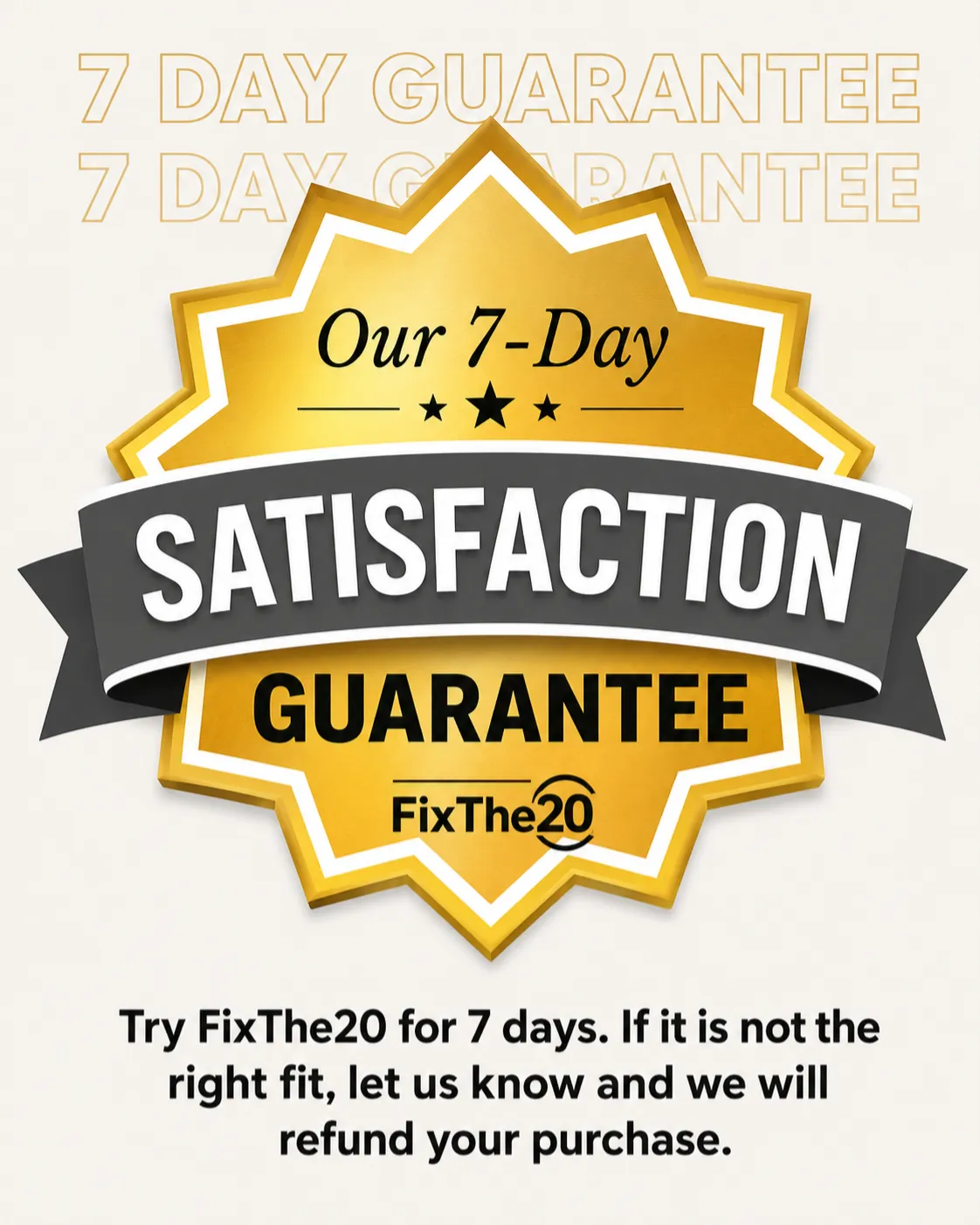 Our Famous Guarantee