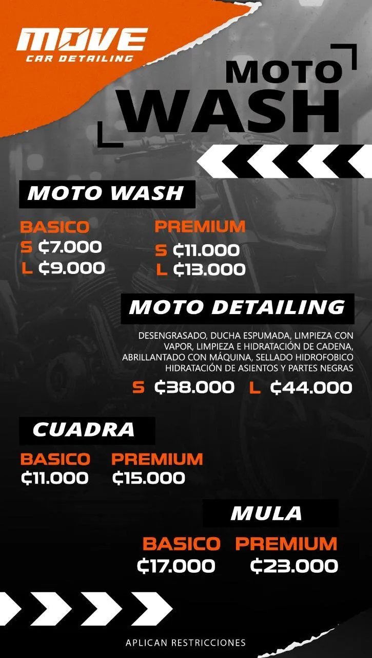 Aplicación de recubrimiento cerámico Ceramic Pro en vehículo de lujo en San José, Costa Rica Detalle de brillo extremo con protección Ceramic Pro realizada por Move Car Detailing Instalación de PPF (película de protección de pintura) Ceramic Pro en auto deportivo en Costa Rica Protección invisible contra rayones con PPF aplicado por expertos en San José Aplicación avanzada de recubrimiento Ceramic Pro ION para protección a largo plazo en Costa Rica Vehículo protegido con tecnología de última generación Ceramic Pro ION en Move Car Detailing Tratamiento con Ceramic Pro Matrix en SUV de alta gama en San José Recubrimiento cerámico Matrix que mejora el acabado y la durabilidad de la pintura automotriz Lavado automotriz premium en San José con productos especializados y técnicas seguras Servicio de car wash detallado realizado por Move Car Detailing en Costa Rica Pulido de pintura con pulidora Rupes para eliminar imperfecciones y restaurar el brillo original Detalle con tecnología Rupes en vehículo premium, realizado por profesionales en Costa Rica Detalle completo interior y exterior en vehículo de gama alta en San José Transformación de pintura con detailing automotriz profesional en Costa Rica Antes y después del detallado con Ceramic Pro en Move Car Detailing Resultado final tras aplicación de PPF y pulido con Rupes en Costa Rica