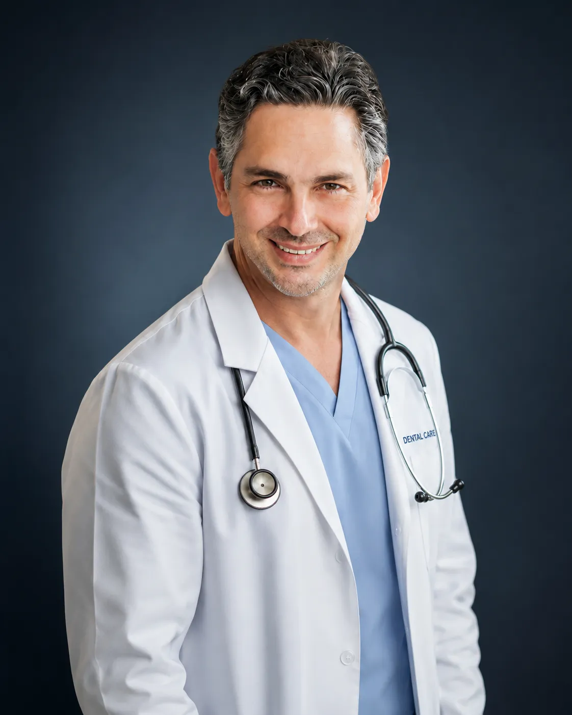 Patient reviewing bespoke dental travel itinerary with concierge