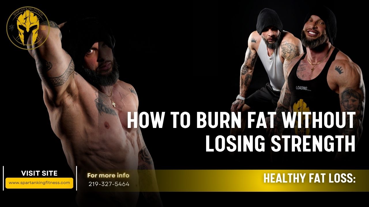 healthy fat loss, sustainable weight loss, fat loss without muscle loss, strength training for fat loss, metabolism support, Spartan King Fitness
